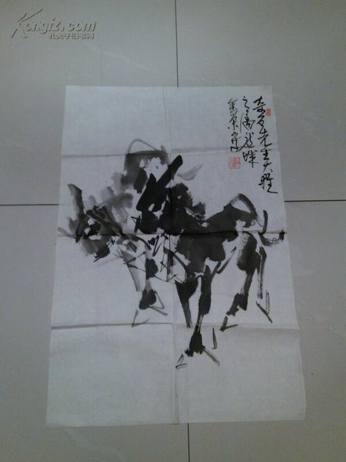名人字画:刘金荣毛驴(萧县已故著名老画家)