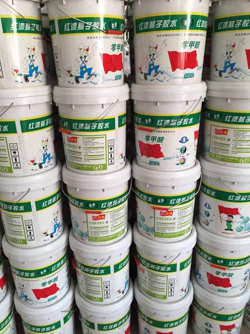 红漆腻子胶水