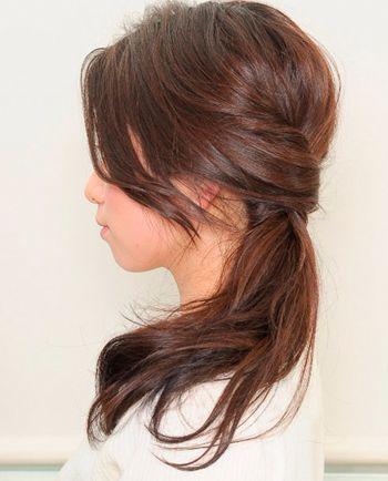 学生圆脸如何扎头发 适合圆脸学生的马尾扎法(6)