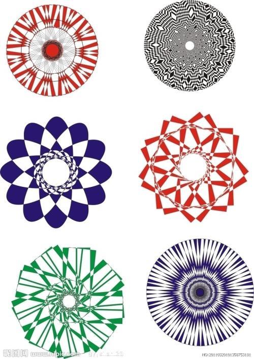 圆形图案设计手抄报 设计手抄报