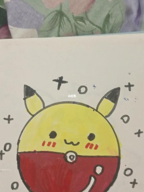 可爱的皮卡丘简笔画_皮卡丘_简笔画_文化_绘画