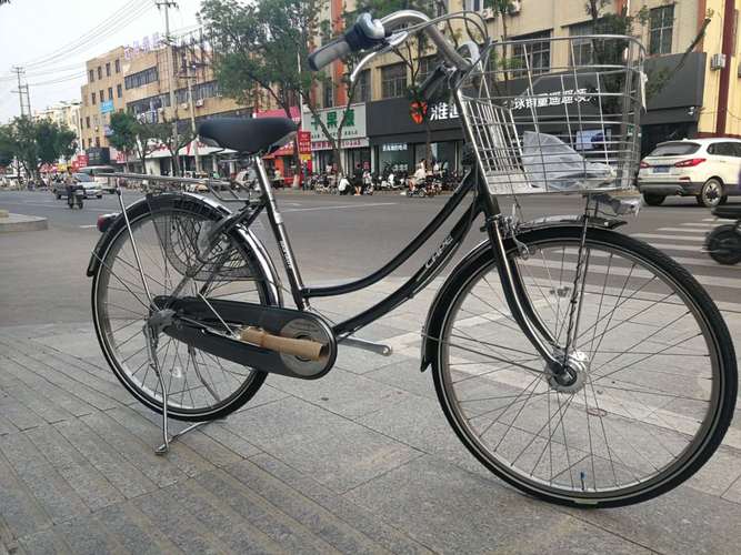 日本丸石袋鼠24内三速自行车出口通勤成人轻便载人复古代步单车