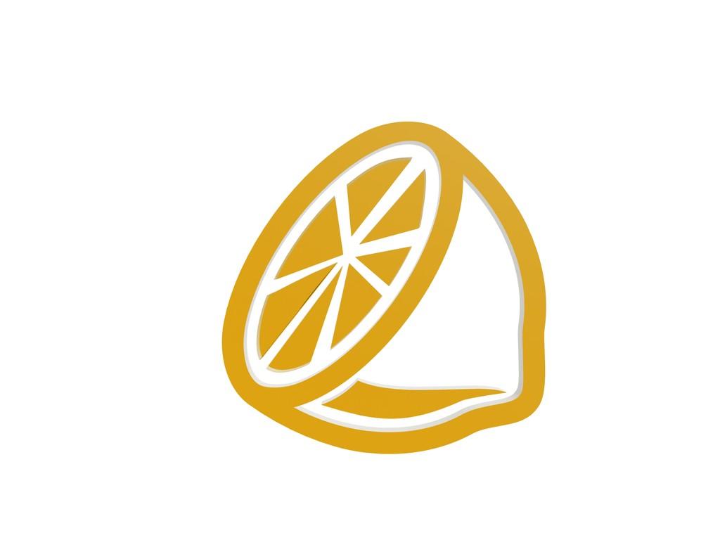 柠檬符号,孤立的白色背景上的黄色柠檬符号