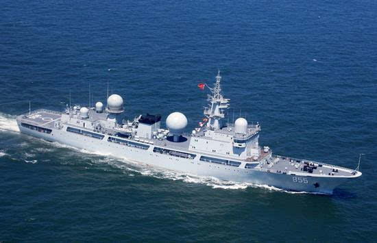 日本防卫省:中国海军电子侦察船出现在东京外海