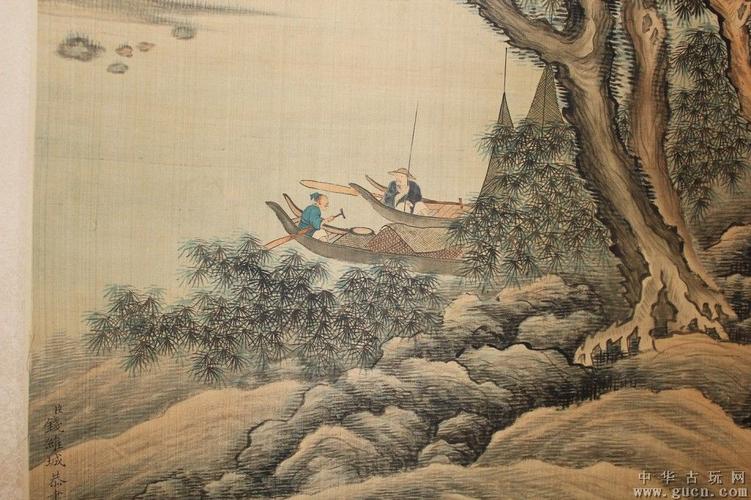 钱维城山水画立轴绢本 - 中华古玩网 - 古董收藏,古玩收藏,古玩鉴定