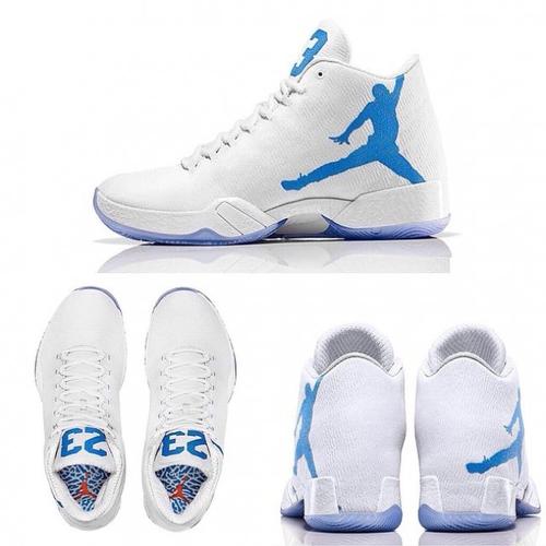 威少赛场上脚新款airjordanxx9雷霆主场配色aj29