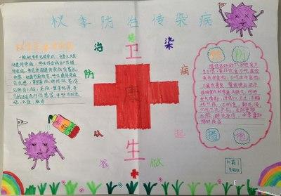 预防春季传染病手抄报图片素材-188kb