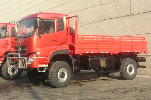 东风4×4平头木材运输车-四驱越野自卸货车报价