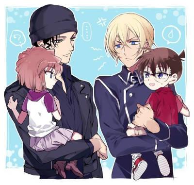 灰原哀(宫野志保雪莉sherry)江户川柯南(工藤新一)安室透(降谷零波本