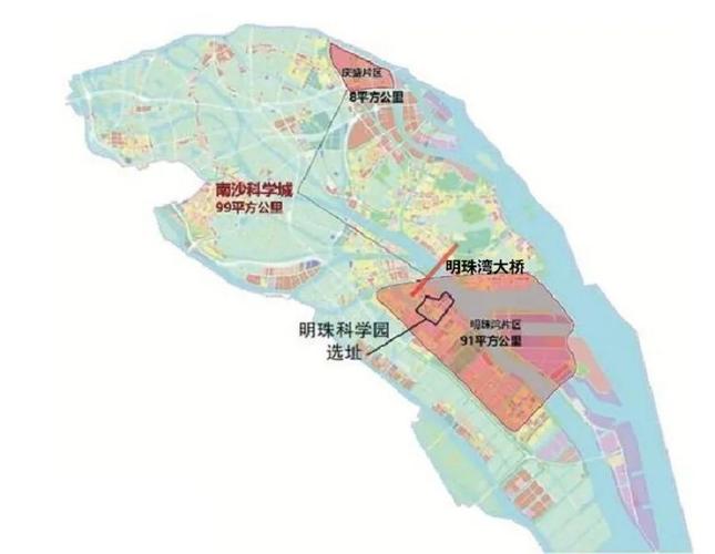 南沙科学城规划图(央广网发)