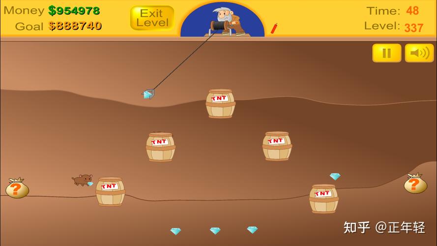 黄金矿工你们可以玩到多少关呢