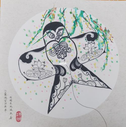 纸鸢_绘画_文化_绘画