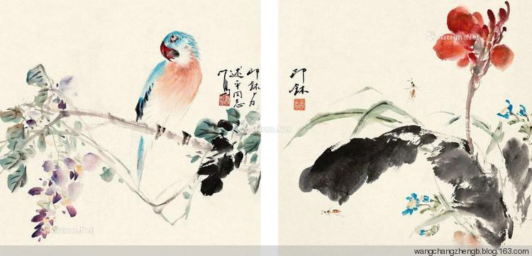 萧朗花鸟作品欣赏(3)