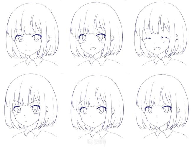 felix rh-14-0872019-08-18 发布了作业 人物基础表情练习—动漫人物