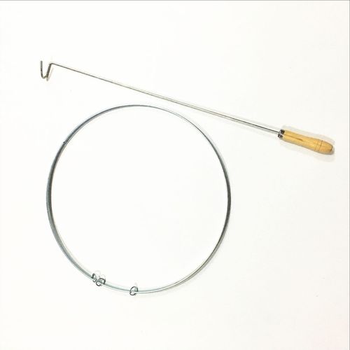 厂家批发 滚铁环 新款扁铁环50cm 38cm滚铁圈 儿童玩具 推铁环