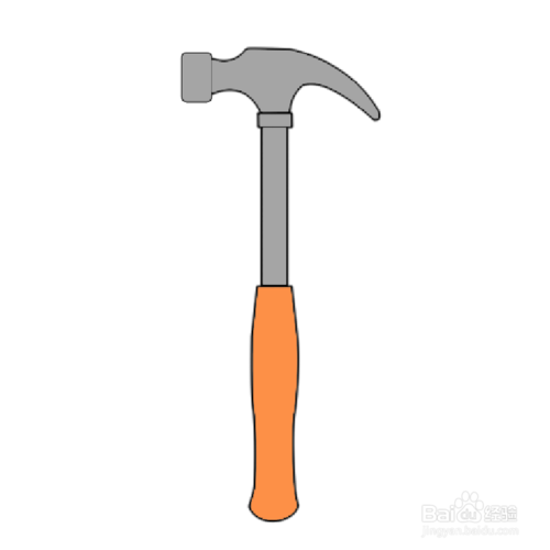 如何画锤子简笔画