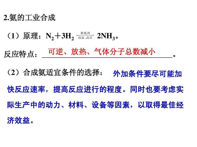 《化学与技术》课件(人教版) 课题1.2 人工固氮技术-----合成氨ppt