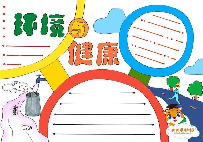 环境与健康手抄报简单又漂亮模板,环境与健康手抄报内容写什么