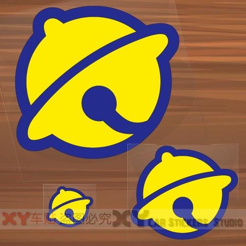 xy车贴 3m卡通动漫哆啦a梦 小叮当机器猫铃铛 反光汽车贴纸油箱贴