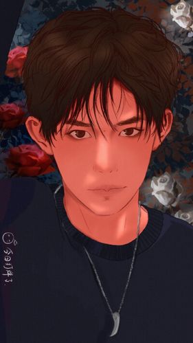 易烊千玺手绘饭绘漫画