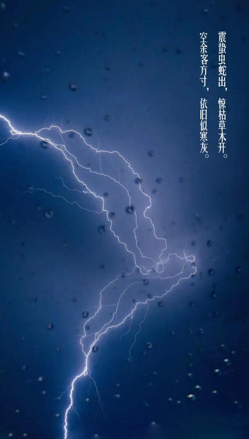 空实物候之美春分雷乃发声始电春天已到来你听到了吗