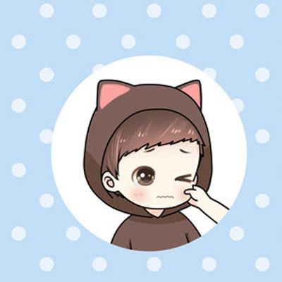 喵小兔情侣头像无水印 喵小兔系列微信情侣头像一左一