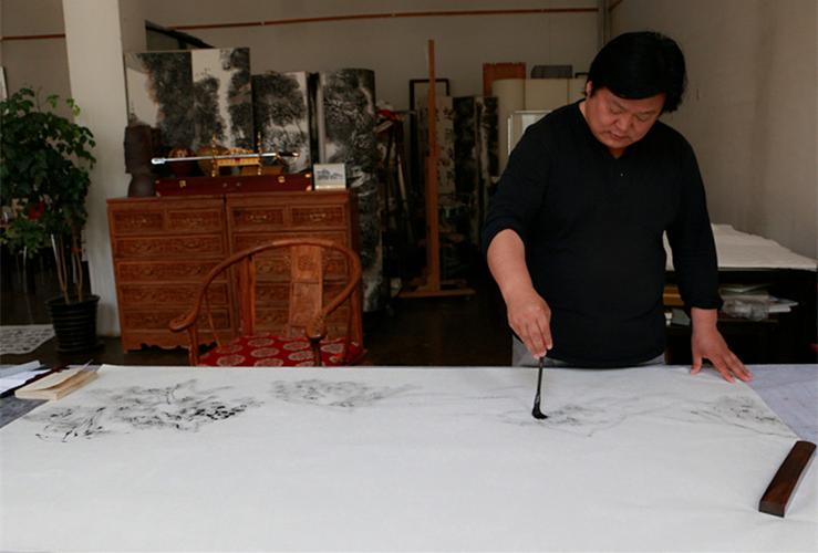 名家 王雪林 书画 - 焦墨作品8