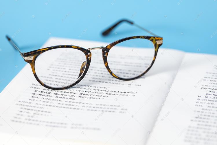 书本眼镜读书日图片