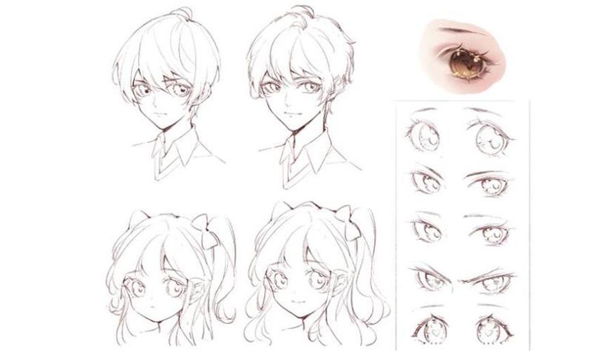 动漫人物眼睛怎么画?动漫人物眼睛的画法教程!