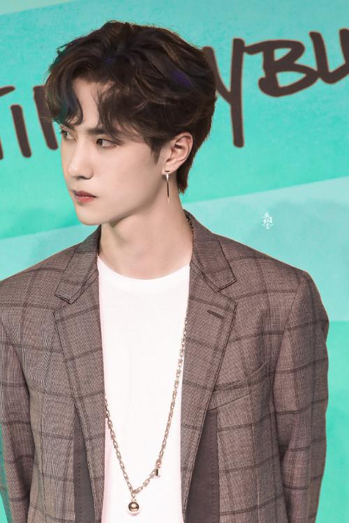 男生戴耳环有多绝?蔡徐坤撩人,鹿晗帅气不羁,王一博又