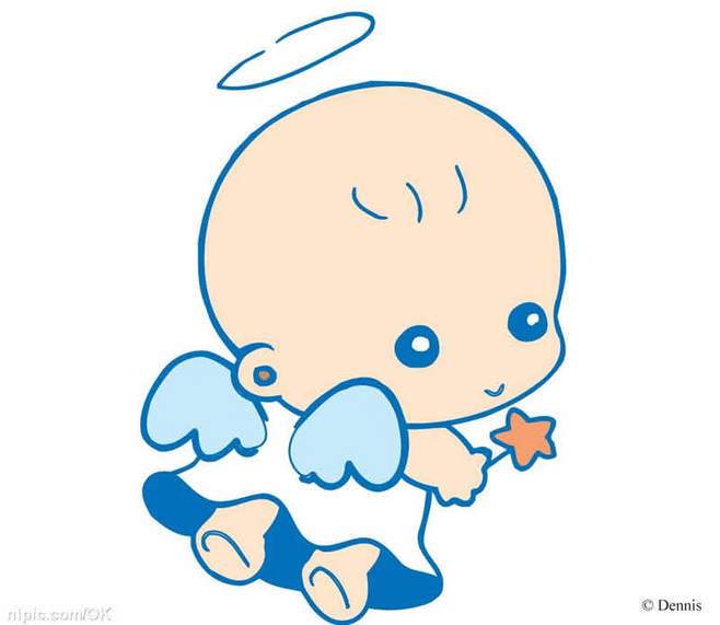 卡通天使素材卡通宝宝图片2-儿童简笔画图片素材2