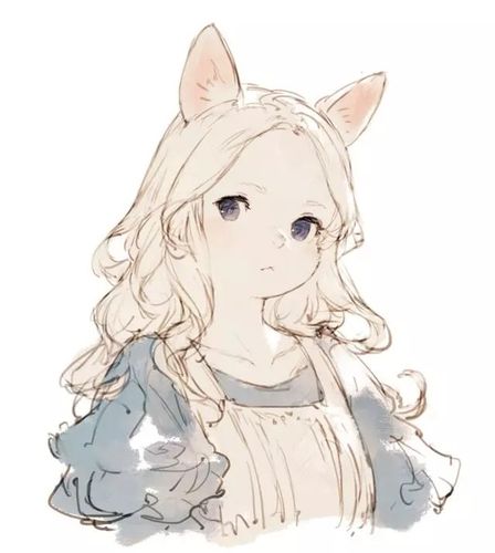 动漫女生头像#高清