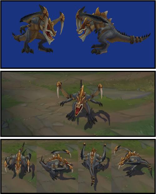 lol加入侏罗纪恐龙皮肤