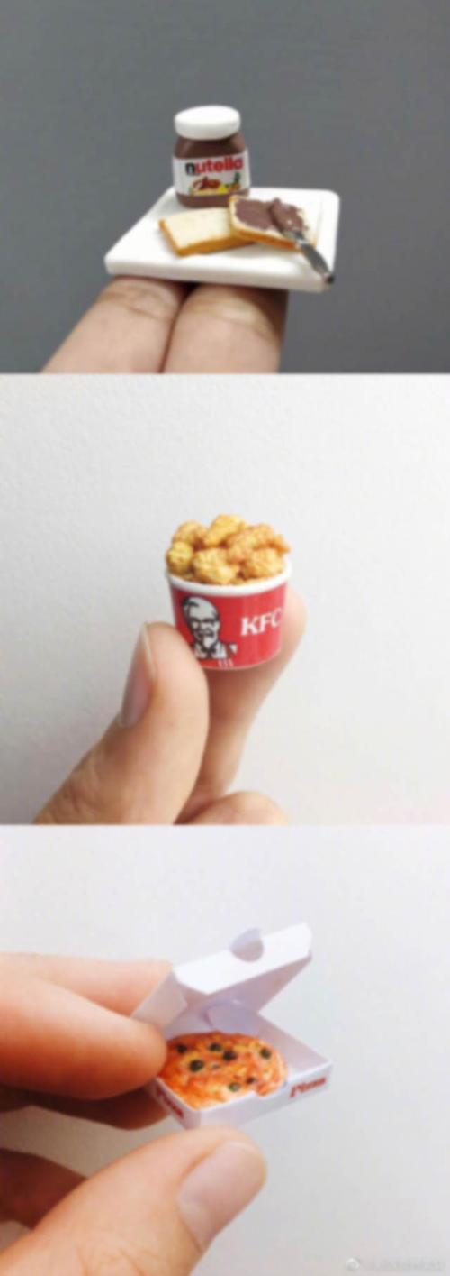 超可爱的迷你小零食这么可爱的小零食~你们有食欲吗.九图说美食