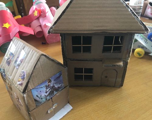 2020年,迎国庆,庆中秋!戎官营小学二年级手工制作小展示!