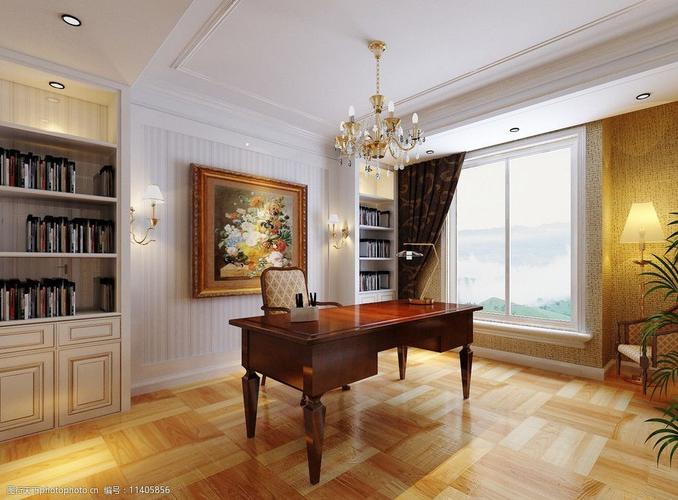 书房装修高清摄影图片