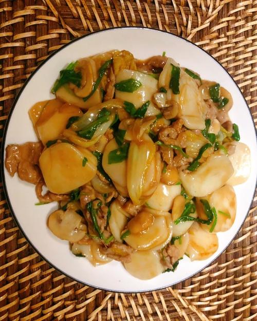 湖北肉丝炒年糕
