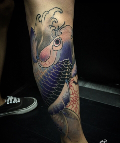 2020最新传统鲤鱼纹身图案大全锦鲤纹身有什么寓意8