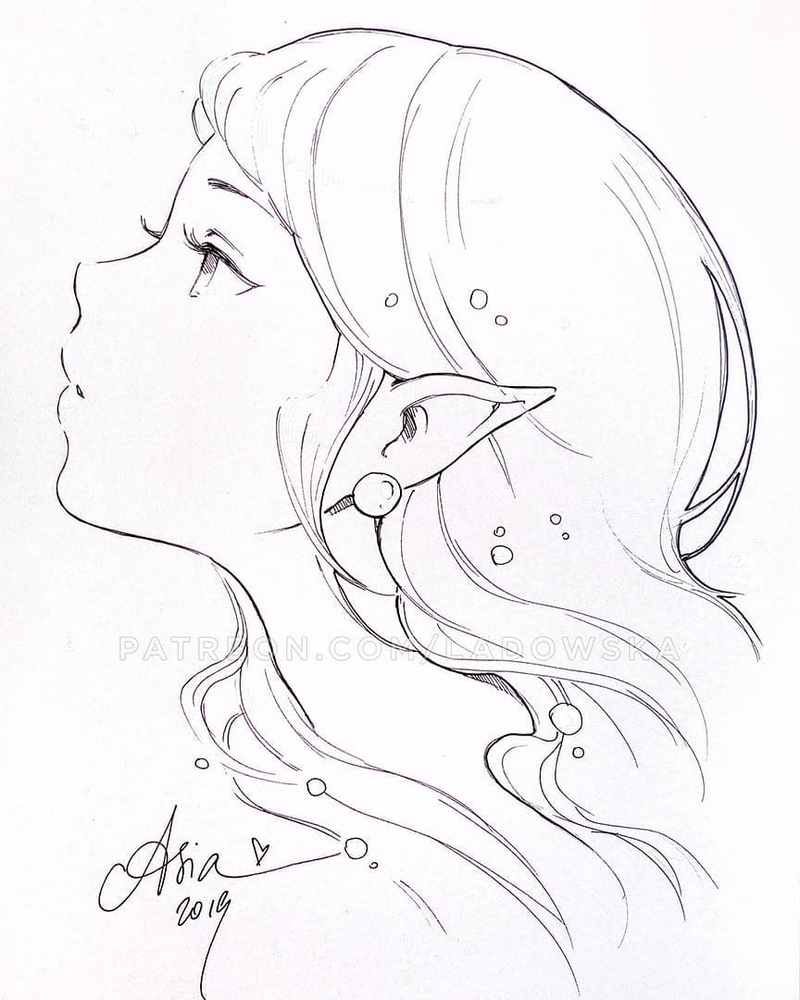 精致的动漫人物线稿图高清,初学者最爱的动漫人物临摹