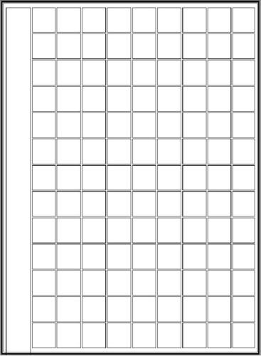 硬笔书法方格纸