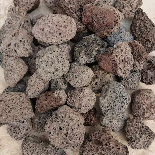 郑州仁泉公司供应火山岩生物陶粒人工湿地火山岩红色黑色火山岩