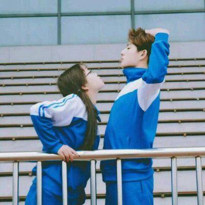 校服情侣唯美头像