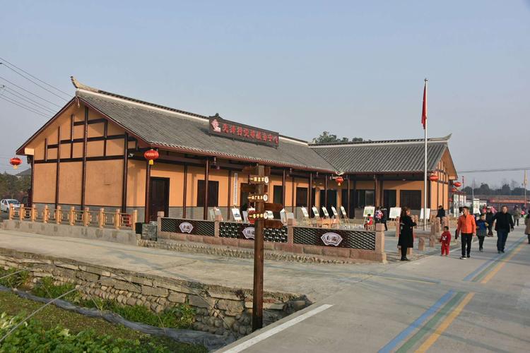 2019年正月初一,郫都区唐昌先锋村,农夫记忆广场,举行农夫闹新春民俗