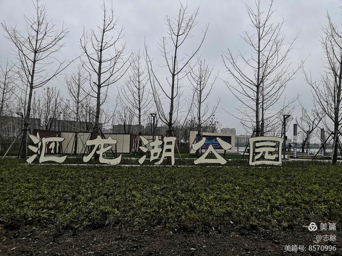 汇龙湖公园在红星美凯龙东首,己竣工落成,为金山新城区市民健身休闲