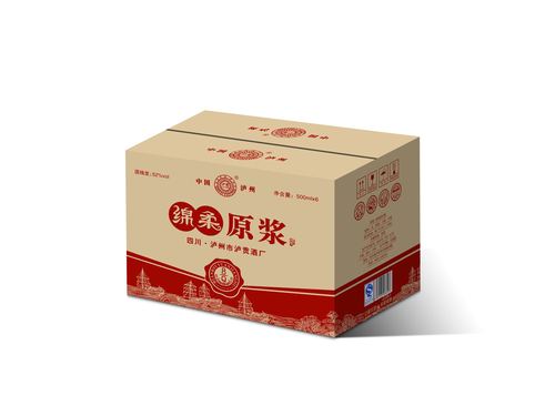 白酒外箱模板