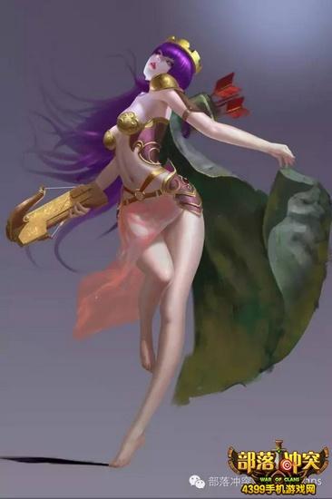 作品展部落冲突弓箭女王个人秀