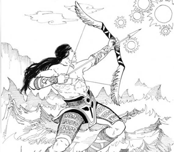 神话传说"后羿射日",或真实存在?_故事