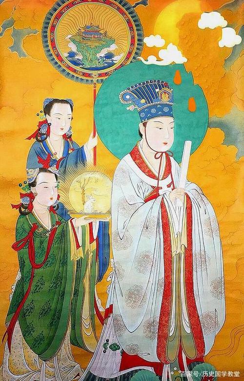 道家七大星君:太阳星君,太阴星君,金木水火土五德星君