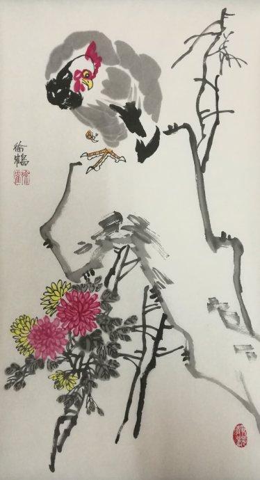 当代国画家徐鹤～徐鹤中国画大写意作品～秋意浓