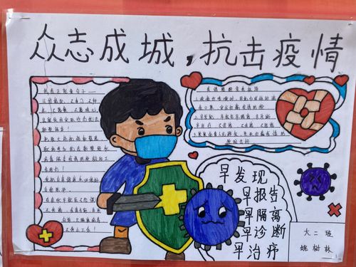 弘华第二幼儿园童心抗疫,我们在行动—小手拉大手防疫宣传小报
